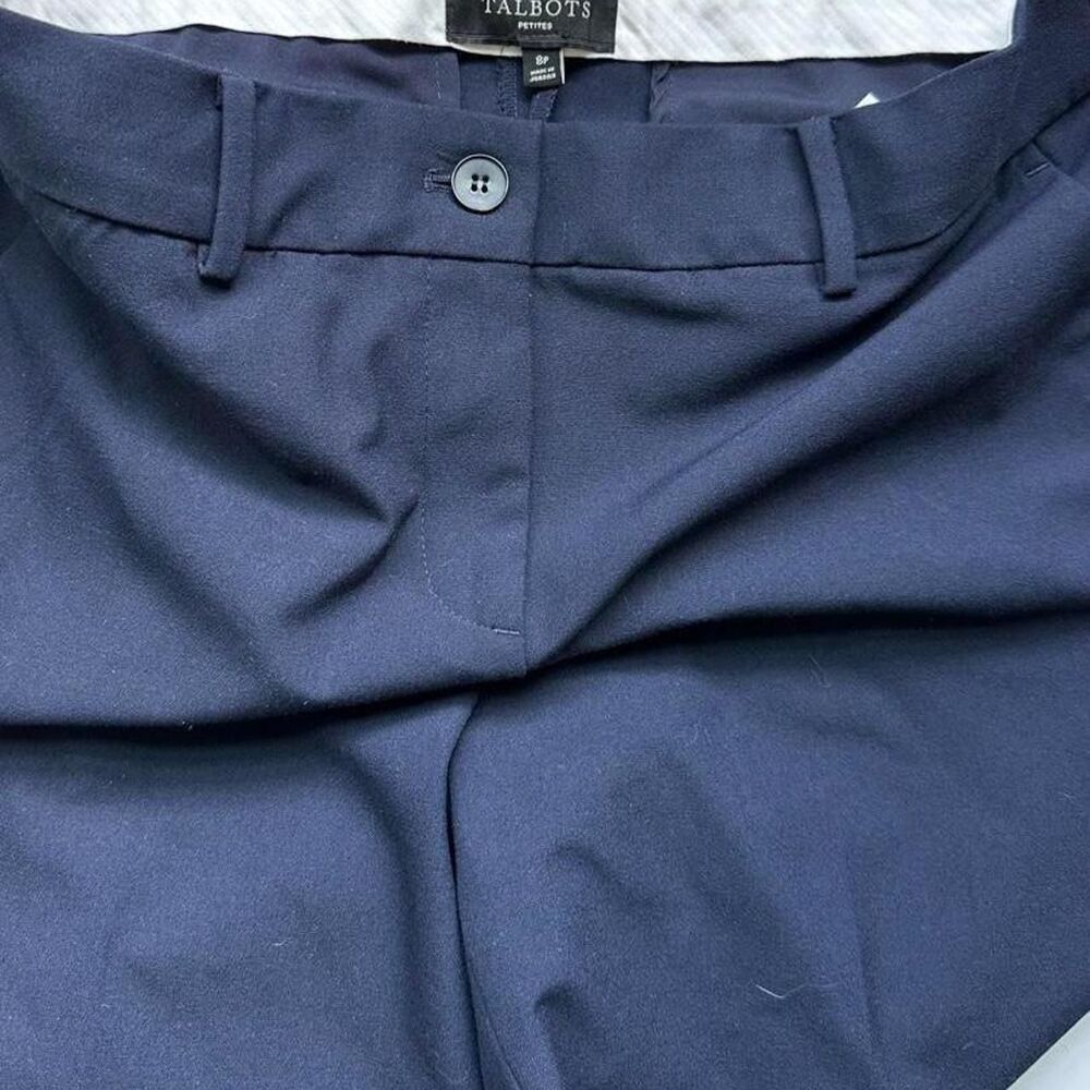 Talbots Women's Navy and Blue Trousers